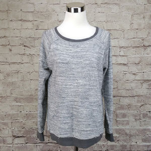 Asics ASX S Gray Sweatshirt Kangaroo Pocket